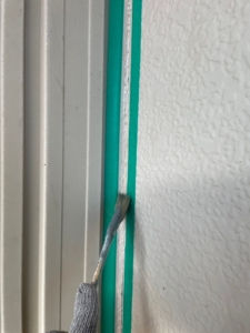 シーリング施工　プライマー塗布2